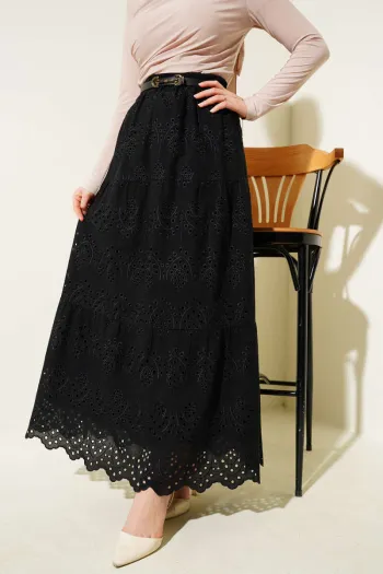 Layered Black Skirt
