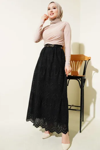 Layered Black Skirt