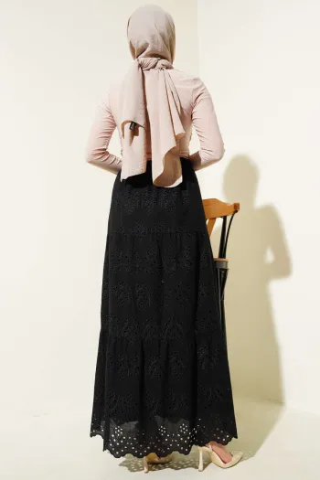 Layered Black Skirt