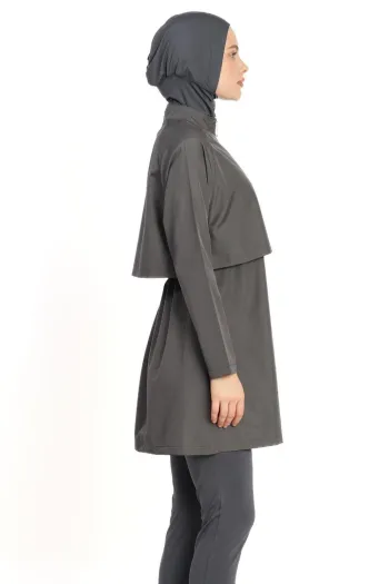  6201A Closed Anthracite Modest Swimsuit 