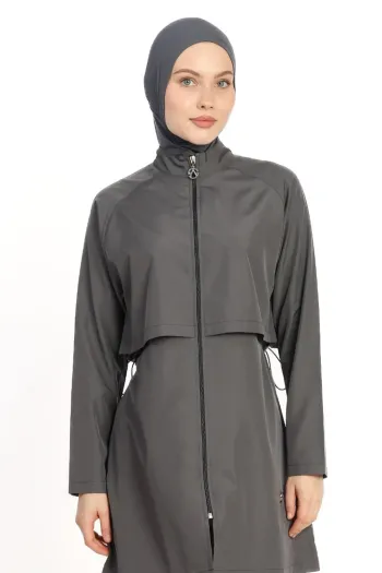  6201A Closed Anthracite Modest Swimsuit 