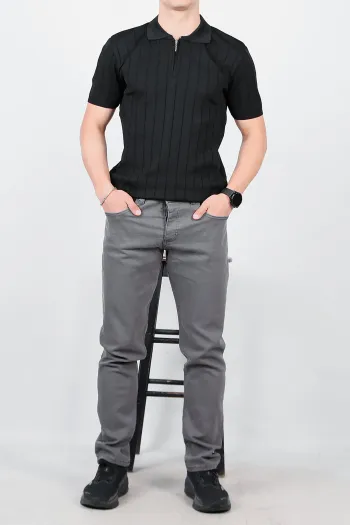 Men's Straight Leg Jeans Gray