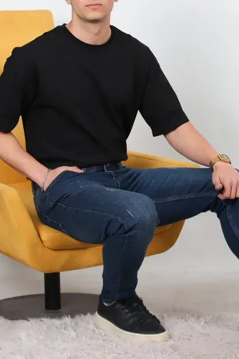 Men's Slim Ribbed Jeans