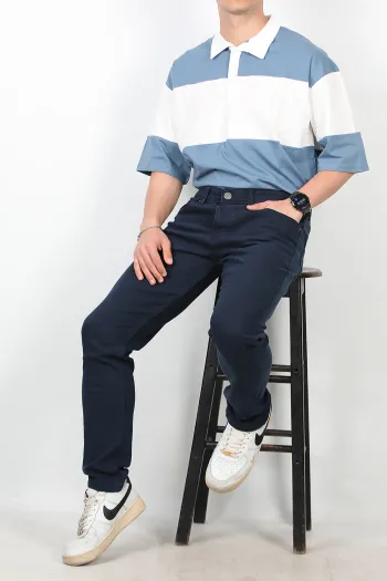 Men's Straight Leg Jeans Navy Blue