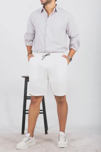 Mens Elastic Waist Shorts