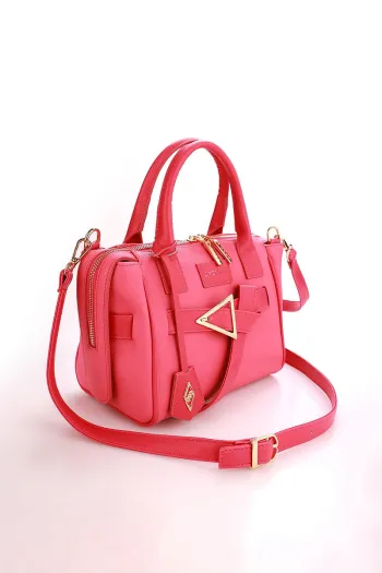 Emblem Women&#39;s Shoulder Bag Fuchsia