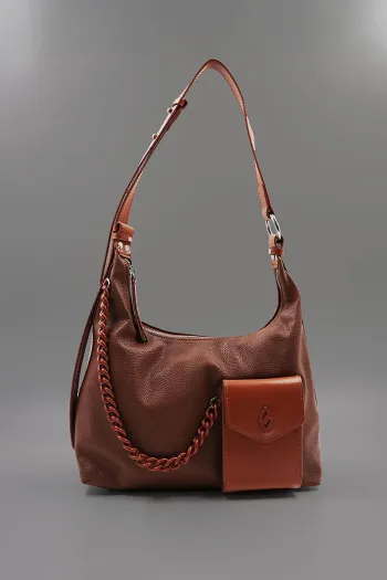 Accessory Chain Women&#39;s Bag Tan