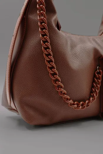 Accessory Chain Women&#39;s Bag Tan
