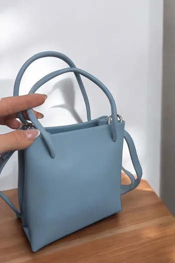 Baby Blue Crossbody Shoulder Bag