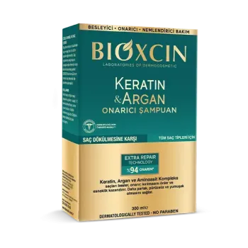 Bioxcin Keratin & Argan Repair Shampoo 300 ml