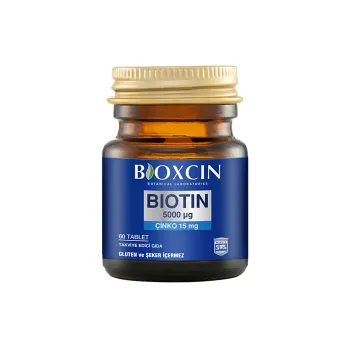 Bioxcin Biotin Tablet 5000 mg 60 Tablets + Bioxcin Biotin Shampoo 300 ml