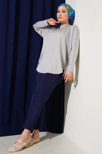 Basic Seamless Tunic Grey