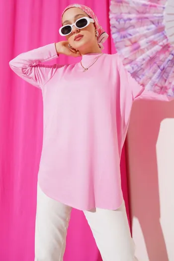 Basic Seamless Tunic Pink